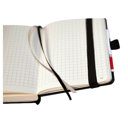 Artikelbild 6 für BRUNNEN Notizbuch KOMPAGNON ca. DIN A5 kariert, schwarz Hardcover 192, davon 16 zum Heraustrennen Seiten, Artikelnummer 457606