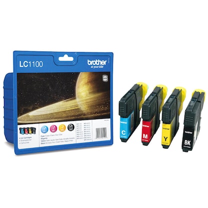 Artikelbild 12 für brother LC-1100BK/C/M/Y schwarz, cyan, magenta, gelb Druckerpatrone, 4er-Set, Artikelnummer 377184