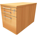 Artikelbild 1 für fm Oldenburg Rollcontainer buche 3 Auszüge 43,4 x 80,0 x 54,0 cm, Artikelnummer 138047