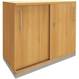 Artikelbild 1 für fm Schiebetürenschrank Oldenburg, 4260429767298 buche 1 Fachboden 100,0 x 44,2 x 78,1 cm, Artikelnummer 161673