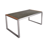 Artikelbild 1 für Garden Pleasure Gartentisch AVERNA grau rechteckig 160,0 x 90,0 x 74,0 cm, Artikelnummer 707731