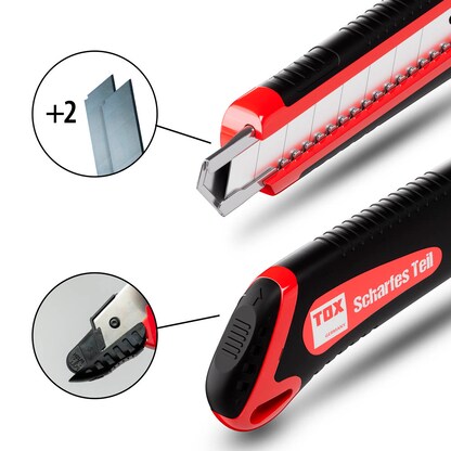 Artikelbild 3 für TOX Cuttermesser rot 18,0 mm, 1 St., Artikelnummer 561219