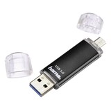 Artikelbild 1 für hama USB-Stick Laeta Twin schwarz 32 GB, Artikelnummer 169146