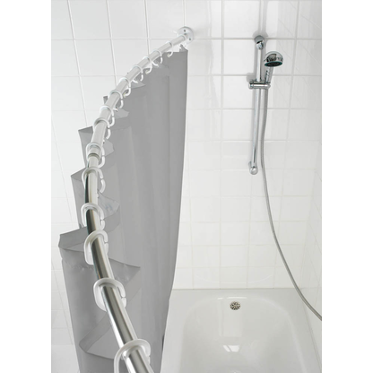 Artikelbild 3 für WENKO Metall Teleskop-Duschvorhangstange gebogen Badewannenstange, Artikelnummer 802787