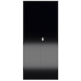 Artikelbild 1 für ClassiX Putzmittelschrank X-545529 tiefschwarz 80,0 x 38,0 x 180,0 cm, aufgebaut, Artikelnummer 184626