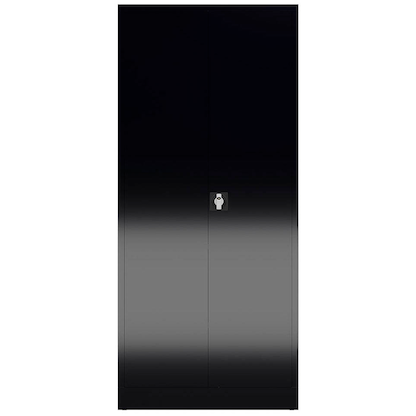 Artikelbild für ClassiX Putzmittelschrank X-545529 tiefschwarz 80,0 x 38,0 x 180,0 cm, aufgebaut, Artikelnummer 184626