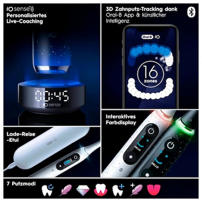 Artikelbild 7 für Oral-B iO Series 10 Luxe Edition Elektrische Zahnbürste, Artikelnummer 399263