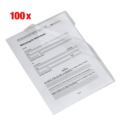 Artikelbild 2 für 100 bene Sichthüllen DIN A4 transparent genarbt 0,11 mm, Artikelnummer 397497