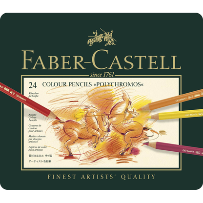 Artikelbild 2 für FABER-CASTELL POLYCHROMOS Buntstifte farbsortiert, 24 St., Artikelnummer 379615
