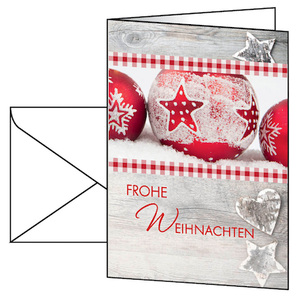 Artikelbild für 25 SIGEL Weihnachtskarten Winter Feeling DIN A6, Artikelnummer 385649