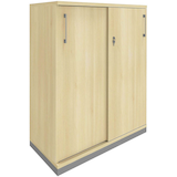 Artikelbild 1 für fm Schiebetürenschrank Oldenburg, 4260429767366 königsahorn 2 Fachböden 100,0 x 44,2 x 113,3 cm, Artikelnummer 161817