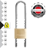 Artikelbild 1 für Master Lock® Vorhängeschloss 1950EURDCC gold verstellbar: 6,0 bis 15,0 cm, Artikelnummer 726782