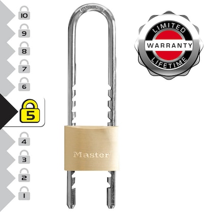 Artikelbild 16 für Master Lock® Vorhängeschloss 1950EURDCC gold verstellbar: 6,0 bis 15,0 cm, Artikelnummer 726782