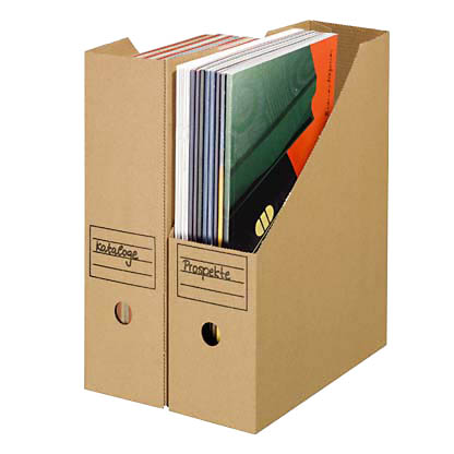 Artikelbild 2 für 10 Top-Print Archiv-Stehsammler braun, Artikelnummer 777763