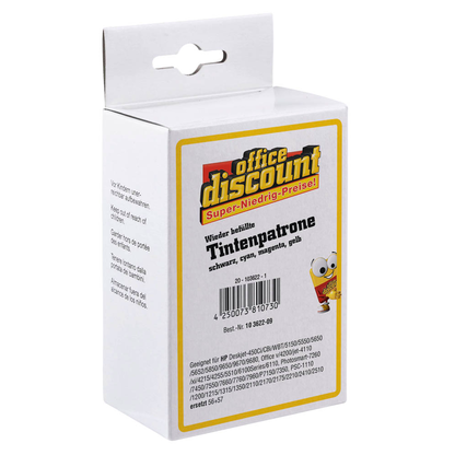 Artikelbild 2 für office discount schwarz, color Druckerpatrone kompatibel zu HP 56+57 (C6656AE), Artikelnummer 103622