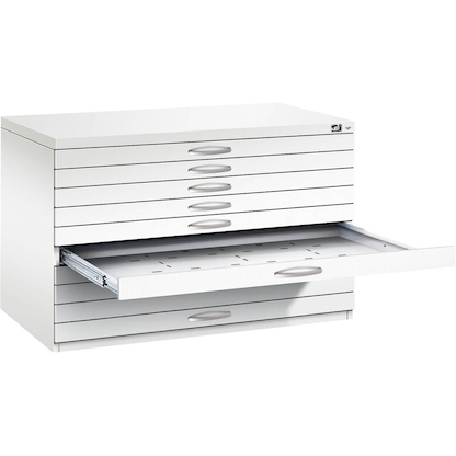 Artikelbild für CP 7100 Planschrank verkehrsweiß 10 Schubladen 110,0 x 76,5 x 76,0 cm, Artikelnummer 683033