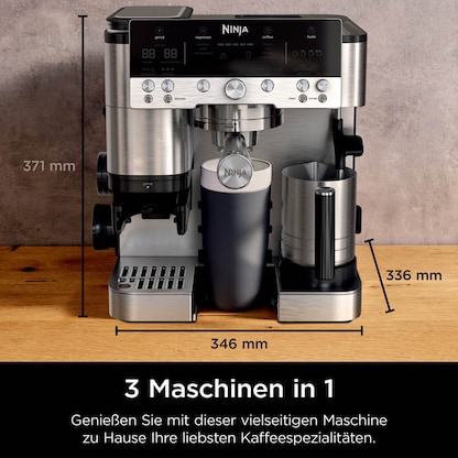 Artikelbild 15 für NINJA® Luxe Café Premier 3in1 Siebträgermaschine silber, Artikelnummer 518468