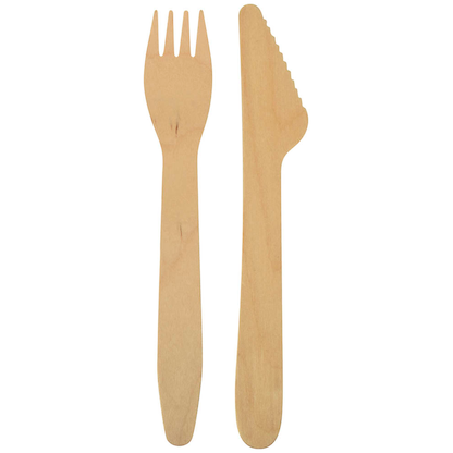 Artikelbild 2 für PAPSTAR Einweg-Besteckset pure, Holz, 1 Set, Artikelnummer 120083
