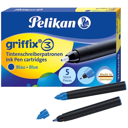 Artikelbild 7 für Pelikan griffix Tintenroller Neon Blue 0,4 mm, Schreibfarbe: blau, 1 St., Artikelnummer 622652