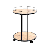 Artikelbild 1 für HAKU Möbel Beistelltisch schwarz, braun 45,0 x 45,0 x 60,0 cm, Artikelnummer 640833