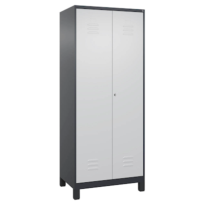 Artikelbild 2 für CP Putzmittelschrank Classic Plus 080110-02 S10034 anthrazitgrau, lichtgrau 80,0 x 50,0 x 195,0 cm, aufgebaut, Artikelnummer 175549