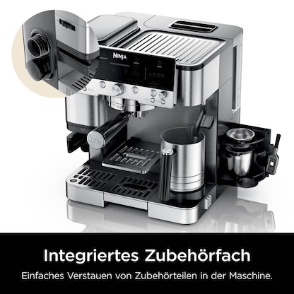 Artikelbild 16 für NINJA® Luxe Café Premier 3in1 Siebträgermaschine silber, Artikelnummer 518468