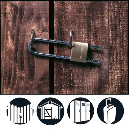 Artikelbild 4 für Master Lock® Vorhängeschloss 1950EURDCC gold verstellbar: 6,0 bis 15,0 cm, Artikelnummer 726782