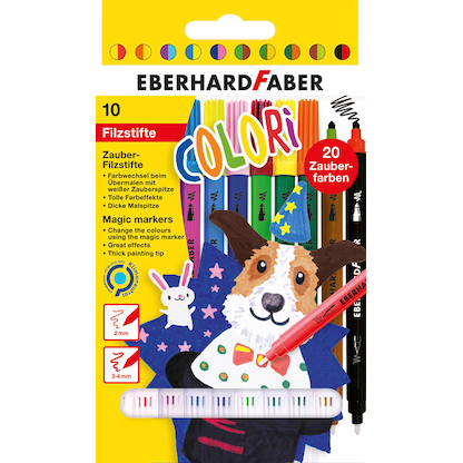 Artikelbild 9 für EBERHARD FABER Colori Filzstifte farbsortiert, 10 St., Artikelnummer 746427