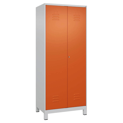 Artikelbild 2 für CP Putzmittelschrank Classic Plus 080110-02 S10037 lichtgrau, reinorange 80,0 x 50,0 x 195,0 cm, aufgebaut, Artikelnummer 175564