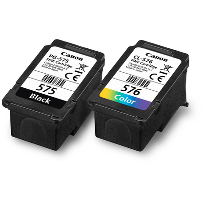 Artikelbild 3 für Canon PG-575/CL-576 schwarz, color Druckköpfe + Fotopapier, 2er-Set, Artikelnummer 143707