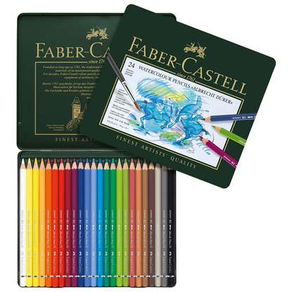 Artikelbild 24 für FABER-CASTELL Albrecht Dürer Buntstifte farbsortiert, 24 St., Artikelnummer 379622