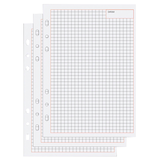 Artikelbild 1 für 50 bind Ringbuch-Ergänzungsblätter kariert A5, Artikelnummer 794354