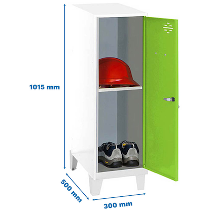 Artikelbild 2 für Simonrack Spind SIMONLOCKER DISM weiß, grün 8425437120879, 1 Schließfach 30,0 x 50,0 x 101,5 cm, Artikelnummer 356549