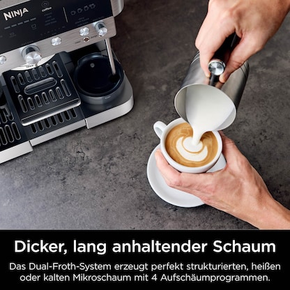 Artikelbild 18 für NINJA® Luxe Café Premier 3in1 Siebträgermaschine silber, Artikelnummer 518468