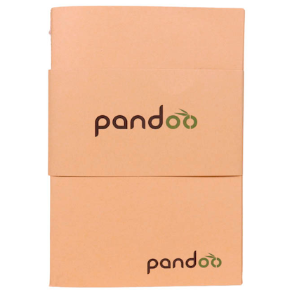 Artikelbild 5 für 5 pandoo Notizhefte DIN A4 blanko, natur Softcover 40 Seiten, Artikelnummer 616579