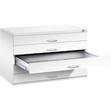 Artikelbild 1 für CP 7100 Planschrank verkehrsweiß 5 Schubladen 110,0 x 76,5 x 76,0 cm, Artikelnummer 683370