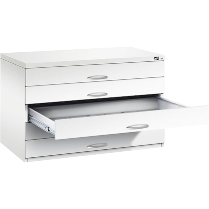 Artikelbild für CP 7100 Planschrank verkehrsweiß 5 Schubladen 110,0 x 76,5 x 76,0 cm, Artikelnummer 683370