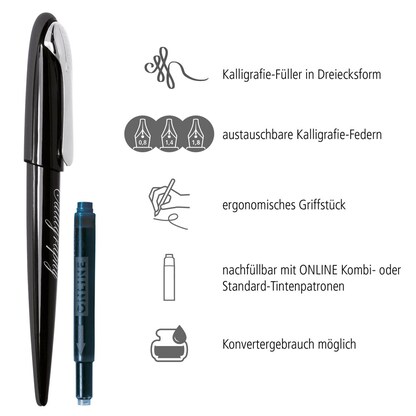 Artikelbild 6 für ONLINE® Schreibset Black schwarz, Artikelnummer 598096