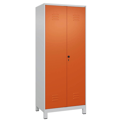 Artikelbild 2 für CP Putzmittelschrank Classic Plus 080110-02 S10036 lichtgrau, reinorange 80,0 x 50,0 x 195,0 cm, aufgebaut, Artikelnummer 175648