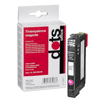Artikelbild 20 für dots magenta Druckerpatrone kompatibel zu EPSON 405XL M, Artikelnummer 260826