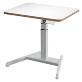 Artikelbild 1 für AKTION: LEITZ Ergo elektrisch höhenverstellbarer Schreibtisch weiß rechteckig, A-Fuß-Gestell weiß 80,0 x 60,0 cm mit 25 Euro CashBack, Artikelnummer 401487