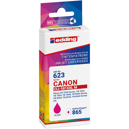 Artikelbild 2 für edding EDD-623 magenta Druckerpatrone kompatibel zu Canon CLI-581XXL M, Artikelnummer 476384