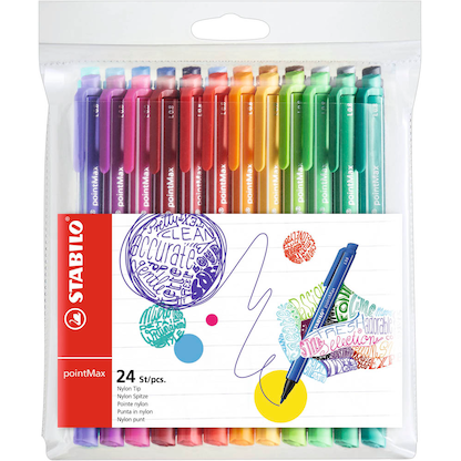 Artikelbild für STABILO pointMax Filzstift farbsortiert, 24 St., Artikelnummer 353437