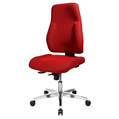 Artikelbild 3 für Topstar Bürostuhl Point 91, PI99GBC1 Stoff rot, Gestell alu, Artikelnummer 324731