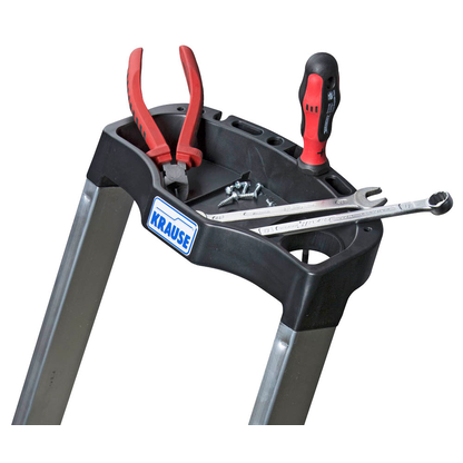 Artikelbild 3 für KRAUSE Stehleiter einseitig MONTO Solido silber 8 Stufen, H: 255,0 cm, Artikelnummer 568910