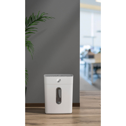 Artikelbild 5 für AKTION: HP OneShred 8CC Aktenvernichter mit Partikelschnitt P-4, 5 x 18 mm, bis 8 Blatt, weiß, Artikelnummer 684262