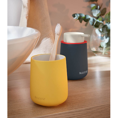 Artikelbild 5 für AKTION: LEITZ Stiftehalter Cosy gelb Keramik 8,7 x 8,7 x 10,8 cm mit Prämie nach Registrierung, Artikelnummer 651921