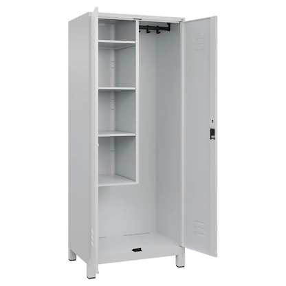 Artikelbild für CP Putzmittelschrank Classic Plus 080110-02 S10023 lichtgrau 80,0 x 50,0 x 195,0 cm, aufgebaut, Artikelnummer 175608