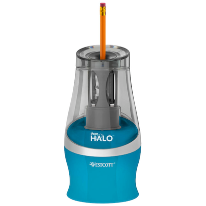 Artikelbild 8 für WESTCOTT elektrischer Anspitzer iPoint Halo blau, Artikelnummer 252003
