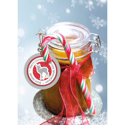 Artikelbild 2 für HERMA Geschenkanhänger weiß/rot/grau Xmas mit Motiv Ø 5,0 cm 4 St., Artikelnummer 755717